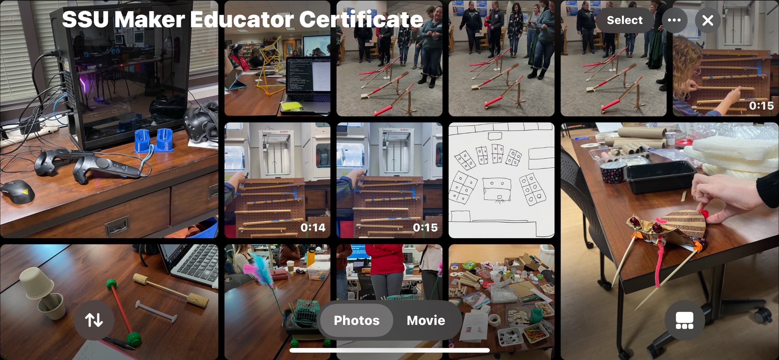 Photo Album for SSU Maker Educator Certificate on Flickr